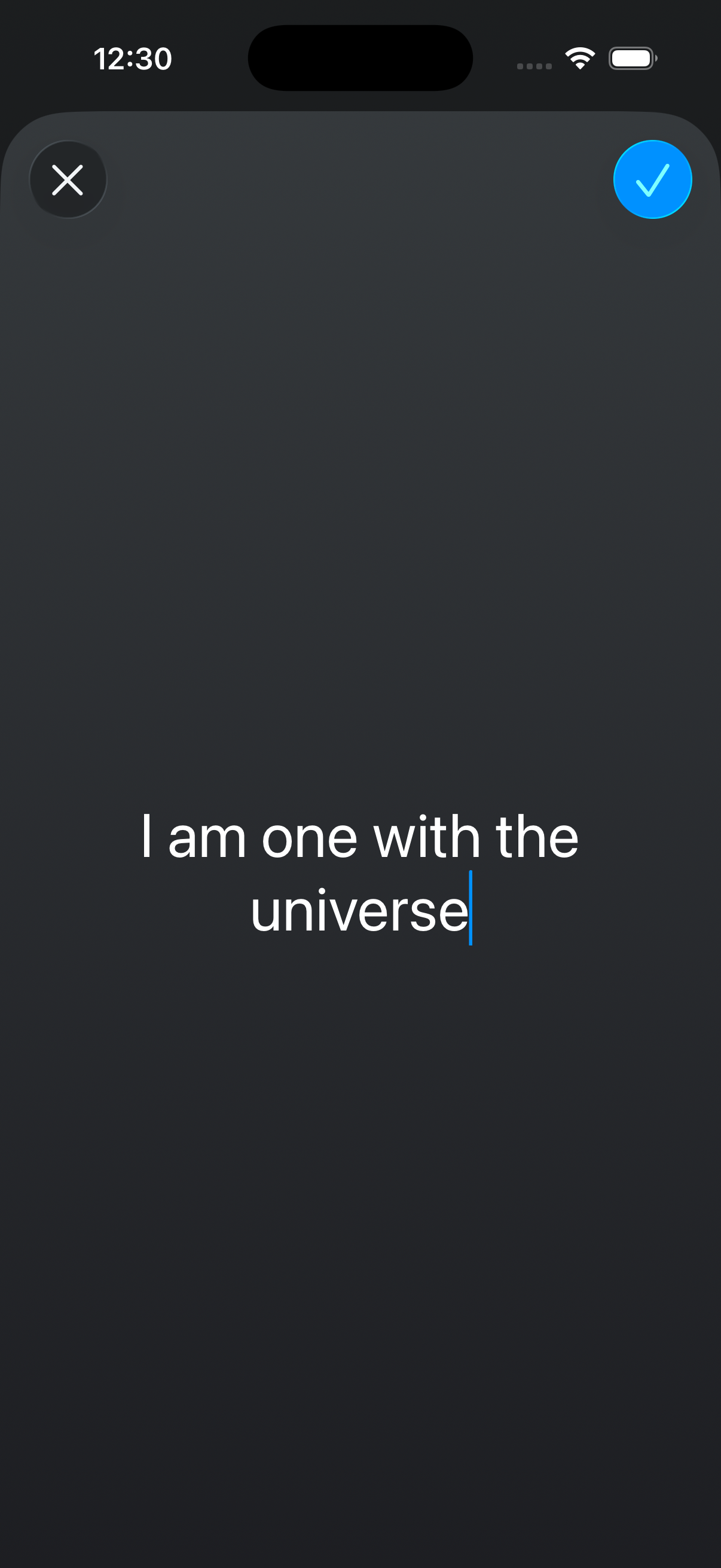 Satori affirmation editor