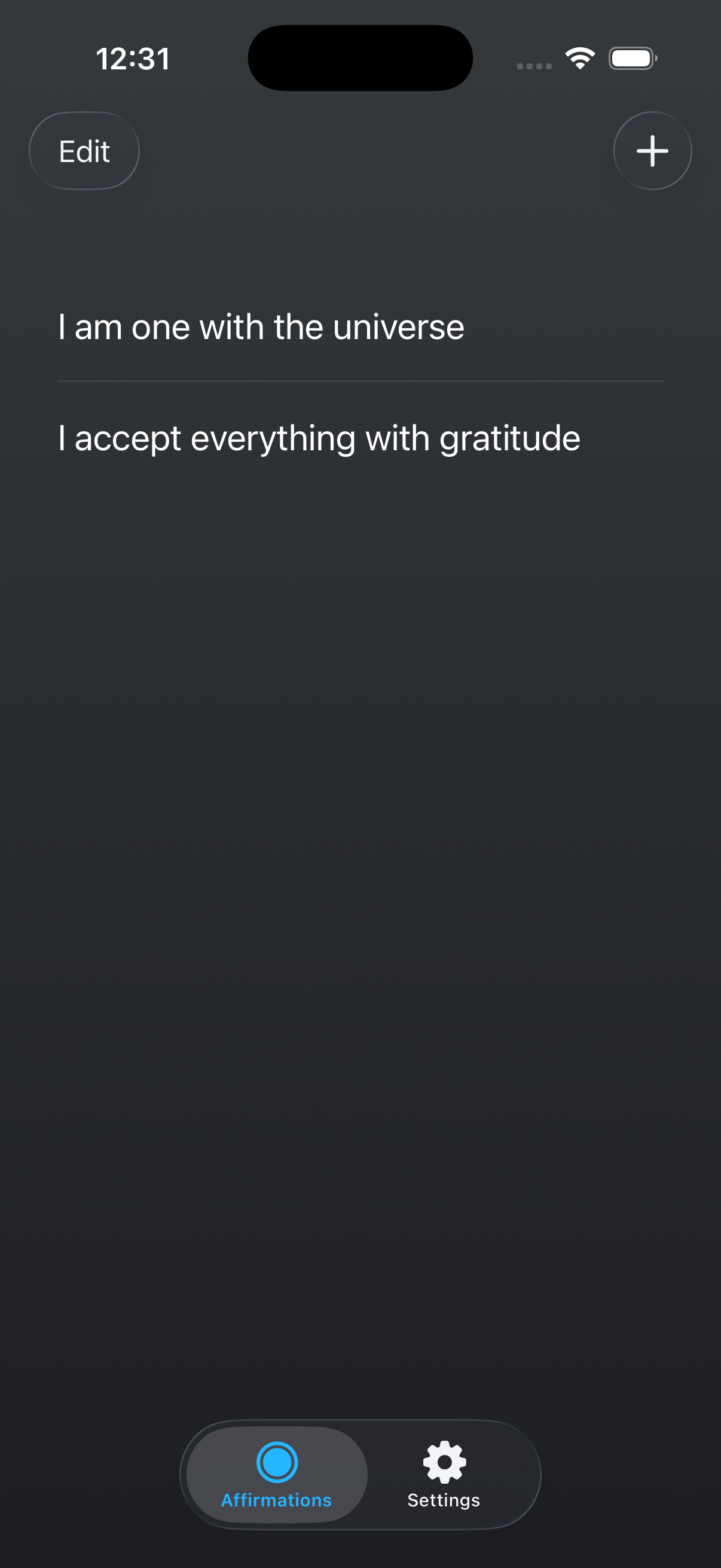 Satori affirmations list